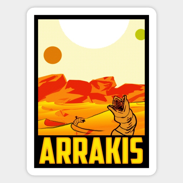 Visit Arrakis Magnet by RocketPopInc